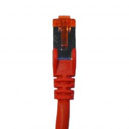 103201 - Cat6 S/FTP Patchkabel 250MHz 0,25m rot PIMF Halogenfrei