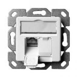 105953 - Telegärtner Netzwerkdose Cat6a, Unterputz, 2-fach, J00020A0501