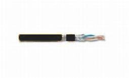 106860 - Verlegekabel Cat7 S-STP 600MHz 500m Trommel, Draka UC900, PIMF,Outdoor, halogenfrei, schwarz
