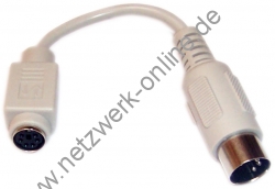 109201 - Tastaturadapter PS/2 Buchse/DIN Stecker 0,15m