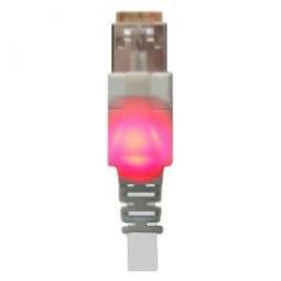 116615 - Cat6a LED Patchkabel 500MHz 1,5m weiß