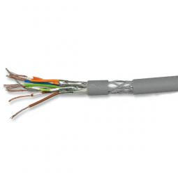 106900 - Patchkabel Cat5e S/UTP 300MHz 100m, grau, Dätwyler