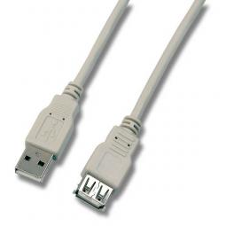 108160 - USB 2.0 Kabel 3m A-Buchse/A-Stecker, Verlängerung