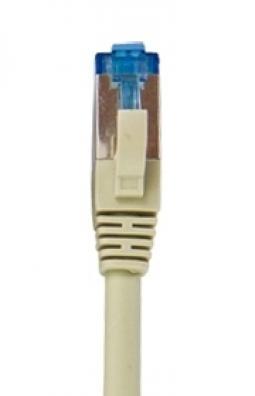 120100 - Premium Patchkabel Cat6A 500MHz 0,5m grau S/FTP halogenfrei 10Gbit