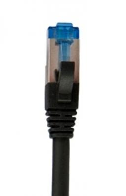 120601 - Premium Patchkabel Cat6A 500MHz 0,25m schwarz S/FTP halogenfrei 10Gbit