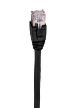 132600 - Cat6A Patchkabel 500MHz 0,5m schwarz, 2xRJ45 Stewart K1450SW.0,50