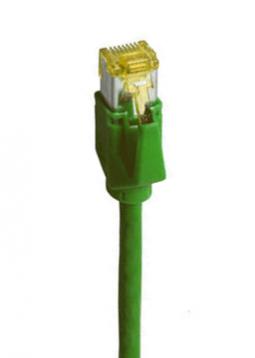 135510 - Cat6A Patchkabel 500MHz 1m grün, 2xRJ45 Hirose TM31 K8570GN.1