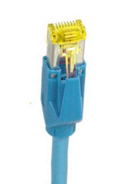 136410 - Cat6A Patchkabel 500MHz 1m blau, 2xRJ45 Hirose TM31 K8580BL.1