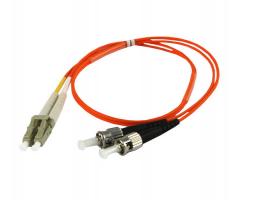 141301 - LWL Patchkabel 0,5m LC/ST, 50/125µm, OM2, Duplex, Multimode